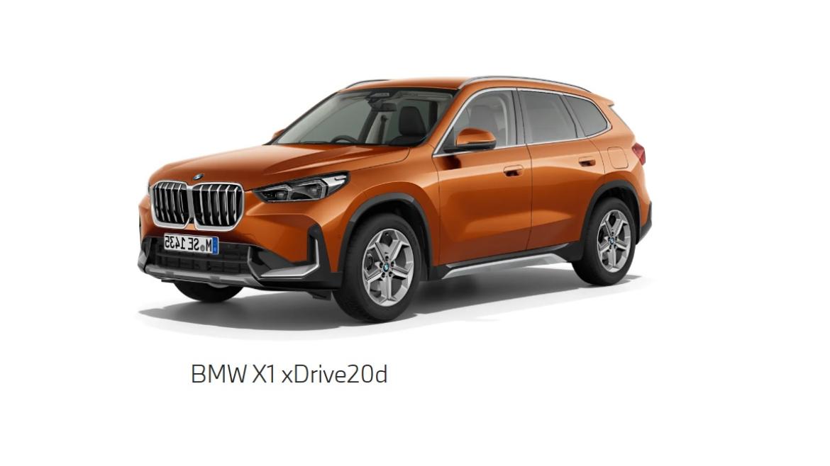 BMW X1　20d　ユタオレンジ
