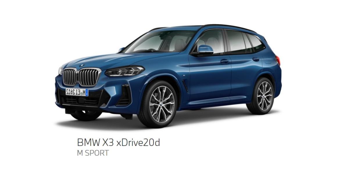 BMW X3 20d　ﾌｧｲﾄﾆｯｸﾌﾞﾙｰ