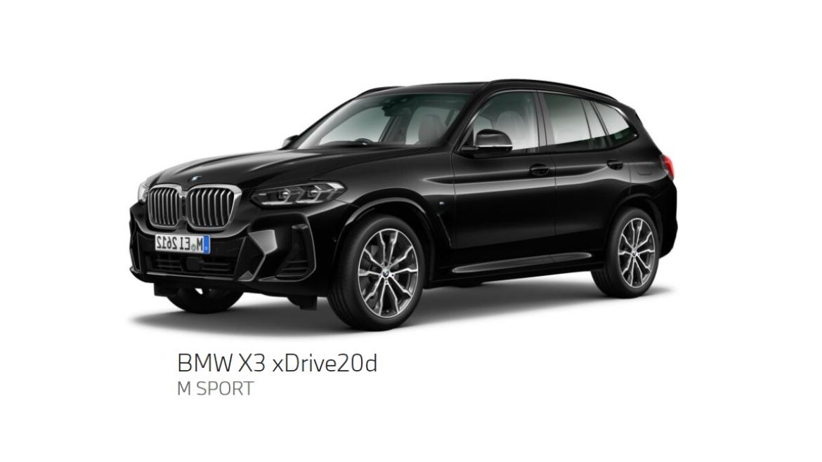 BMW X3 20d　ﾌﾞﾗｯｸｻﾌｧｲｱ